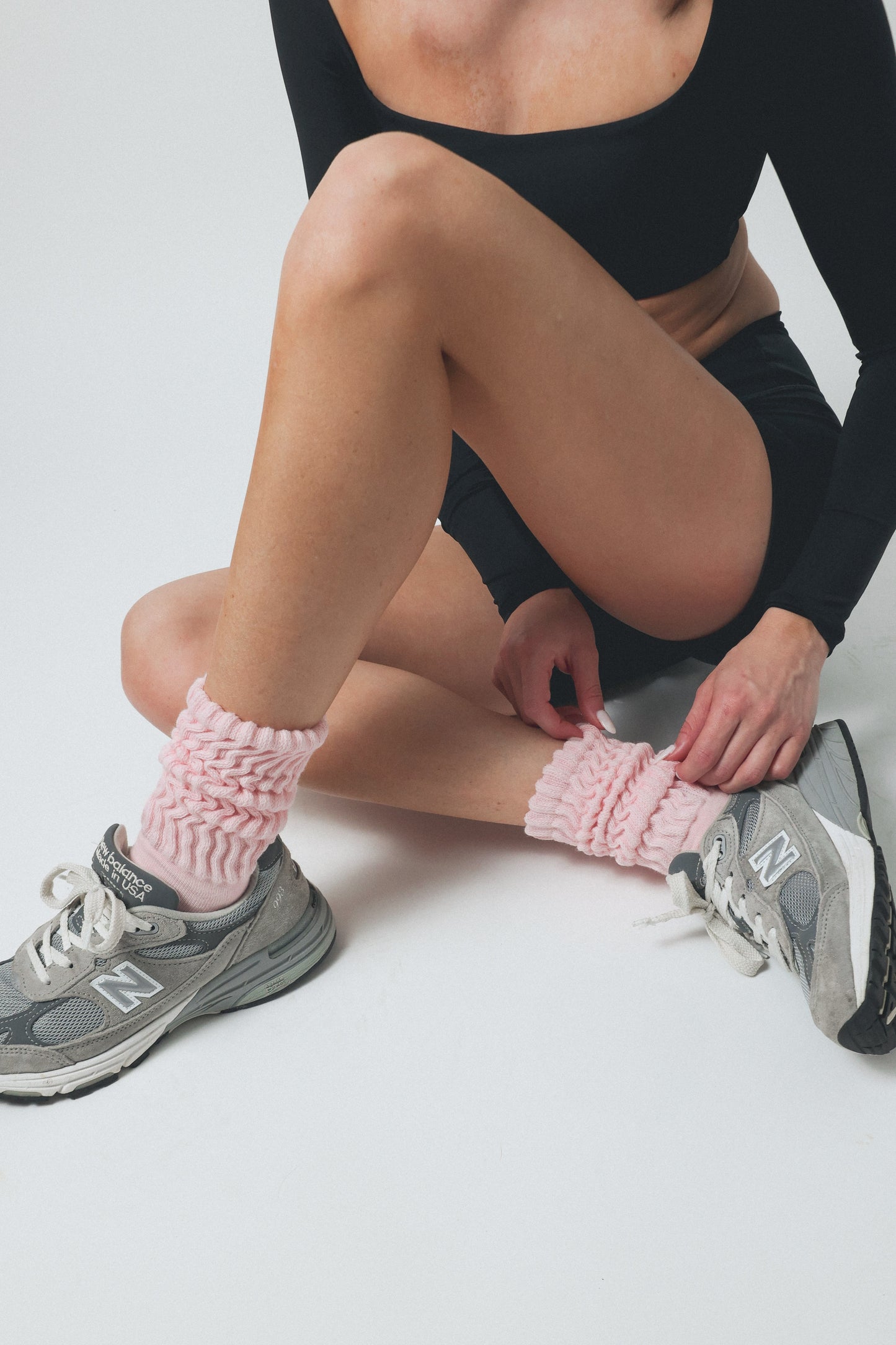 Slouch Grip Socks - Ballet