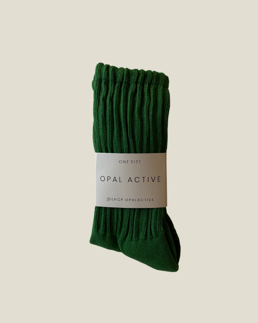 Slouch Grip Socks - Matcha